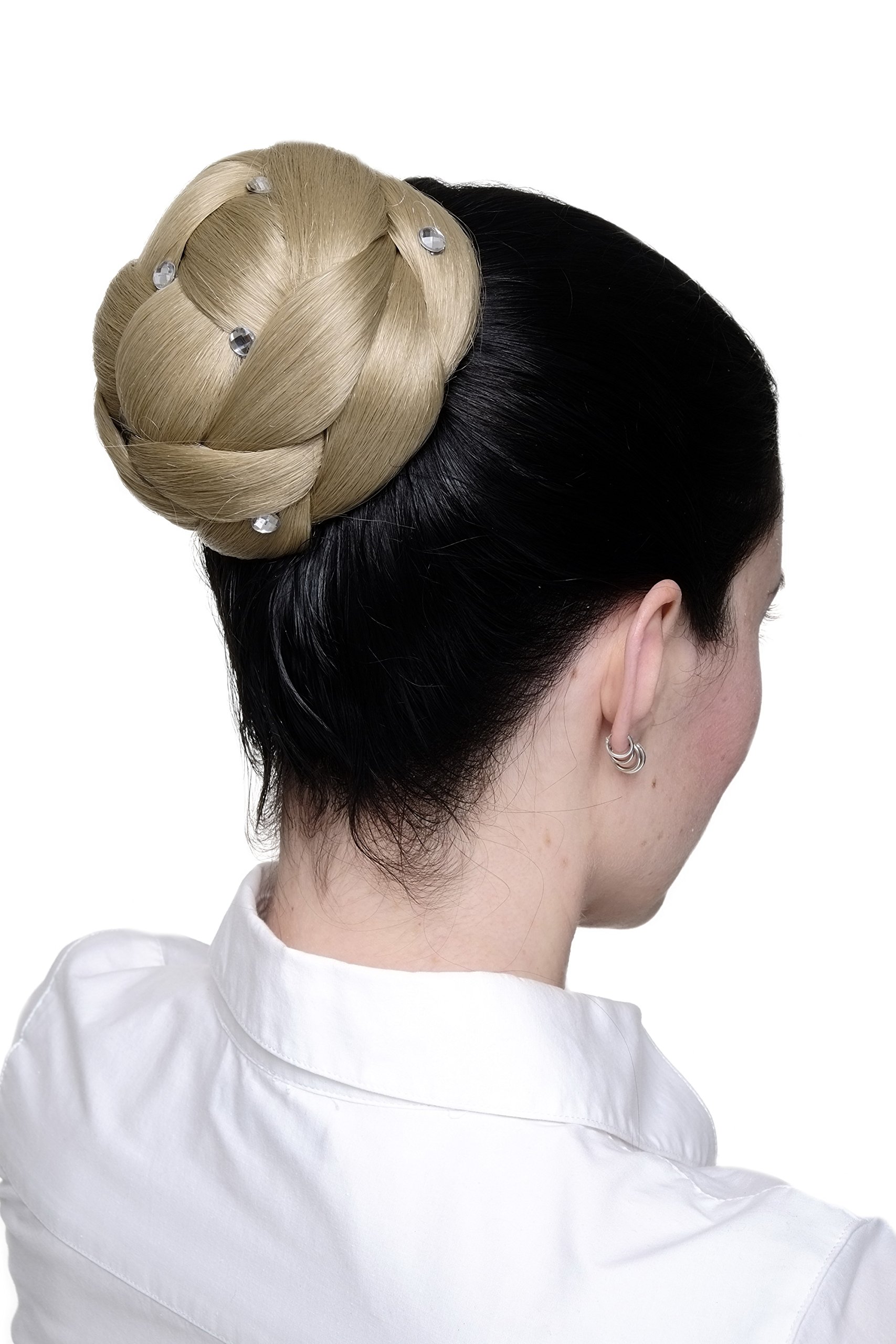 wig-me-up-jl-sz01-35-haarteil-geflochten-dutt-haarknoten-rotbraun-mit-strass image 7
