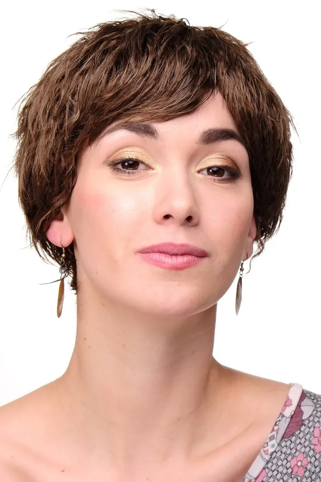 wig-me-up-wh1509-8-damen-kurzhaarper-cke-braun-gekreppt-gezwirbelt-ca-25-cm image 1