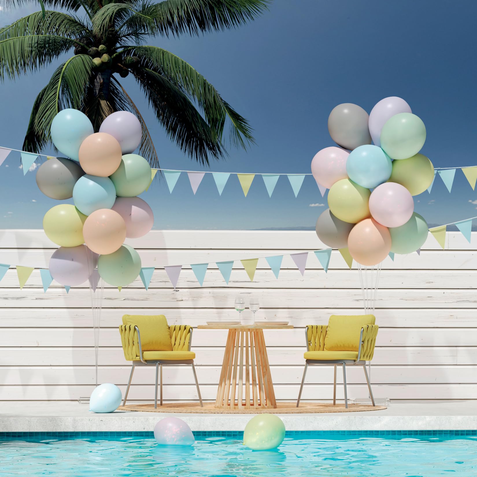 p-tit-clown-cam-et-l-on-luftballons-30-cm-25-st-ck-pastell image 1
