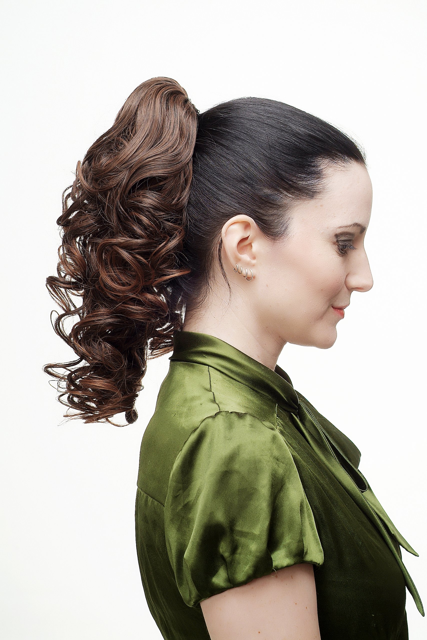 wig-me-up-nc2410-2t30-haarteil-pferdeschwanz-locken-braun-mix-butterfly-clip-35- image 2