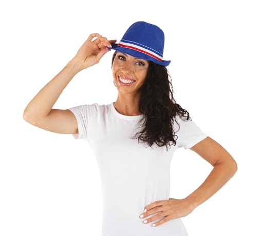 ptit-clown-22389-borsalino-hut-blau-wei-rot-frankreich-polyester image 6