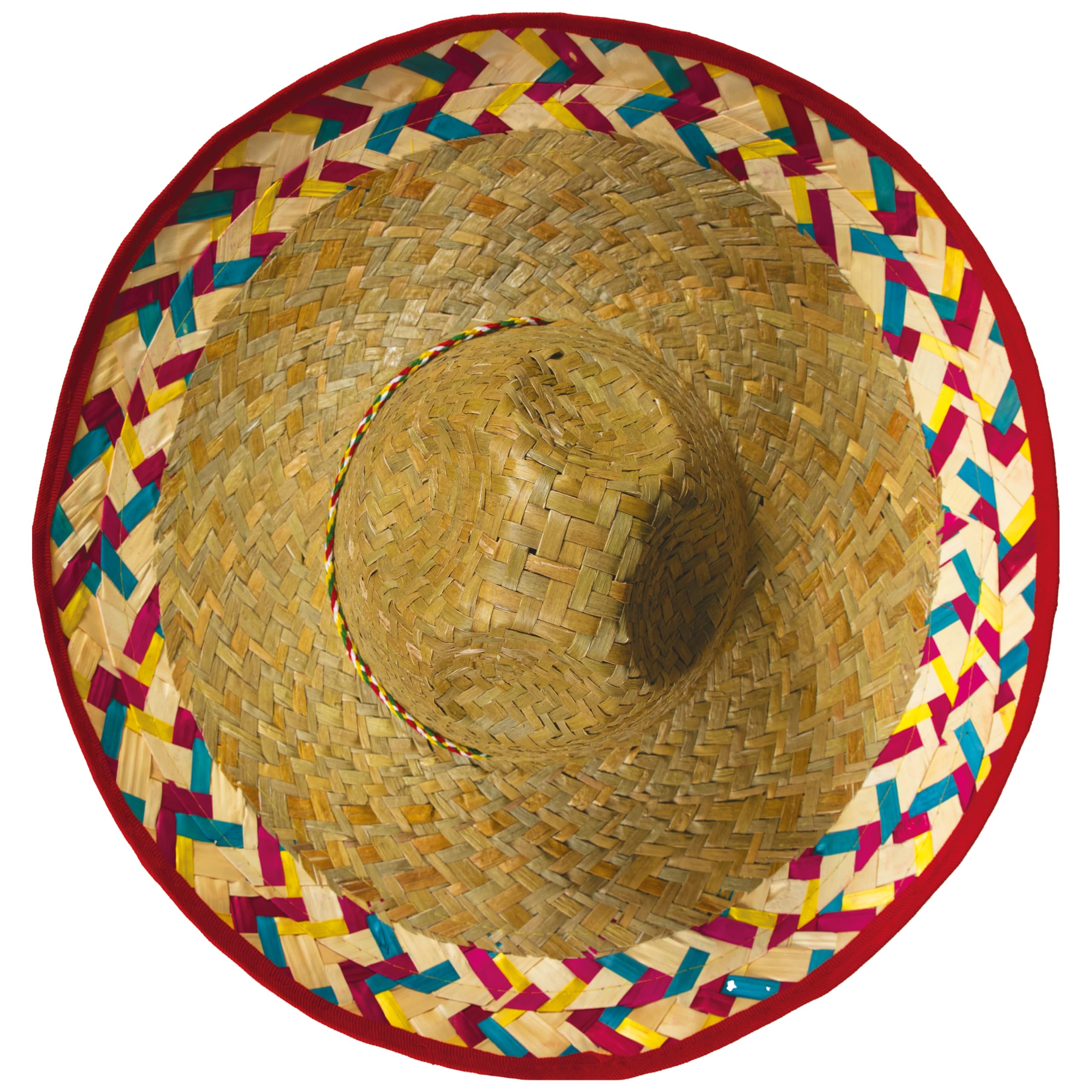 p-tit-clown-95417-sombrero-strohgeflecht-mehrfarbig-karnevalshut image 4