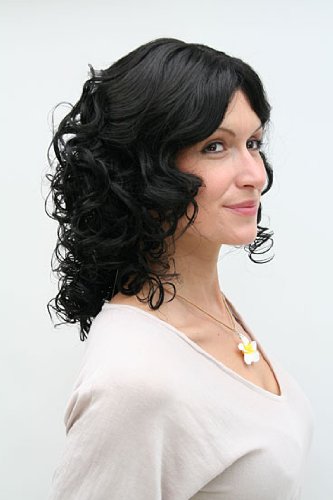 wig-me-up-4019-1b-damen-per-cke-schwarz-halblang-locken-mit-scheitel-ca-35-cm image 5