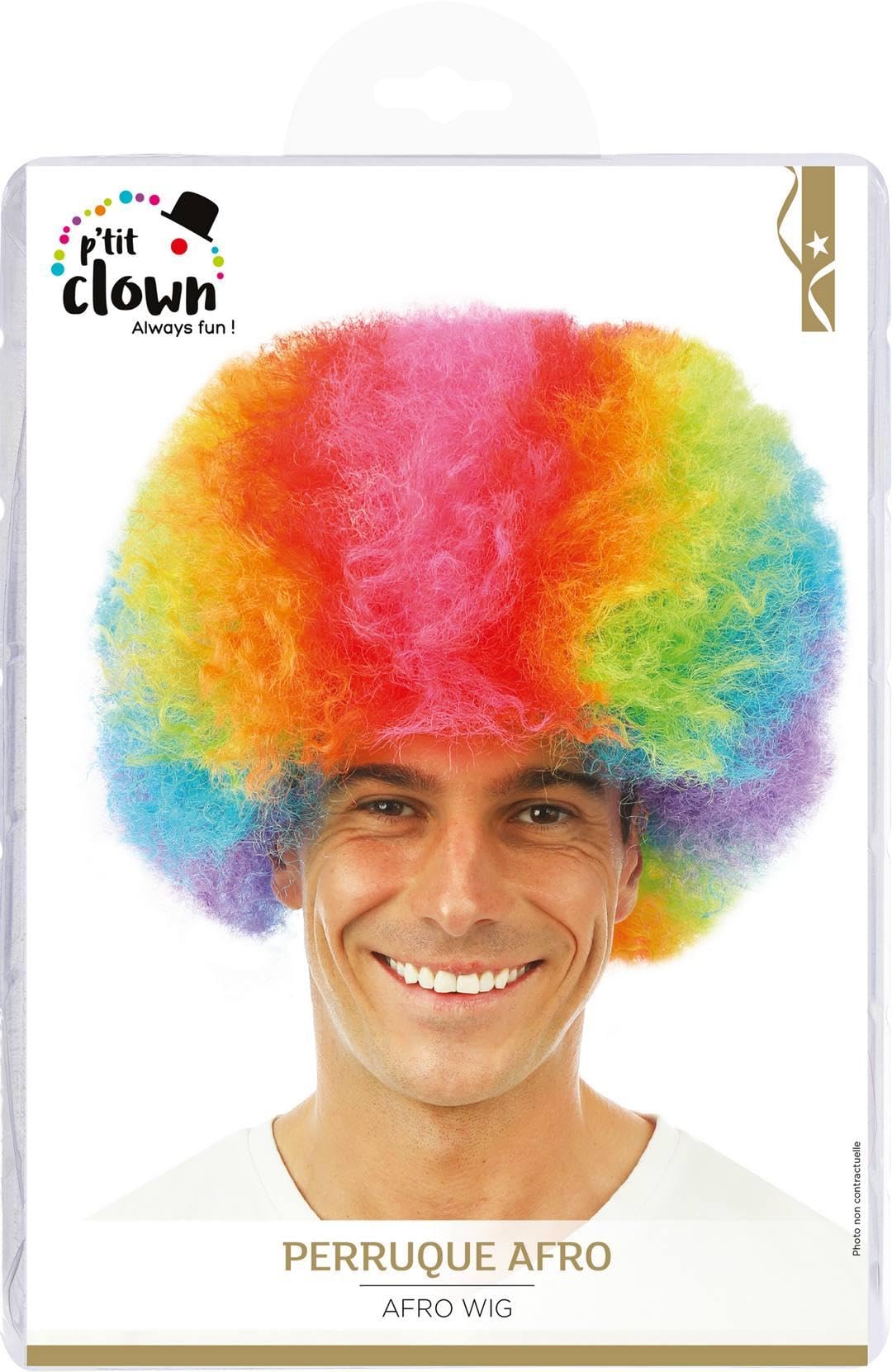 ptit-clown-68248-willy-afro-per-cke-mehrfarbig image 5