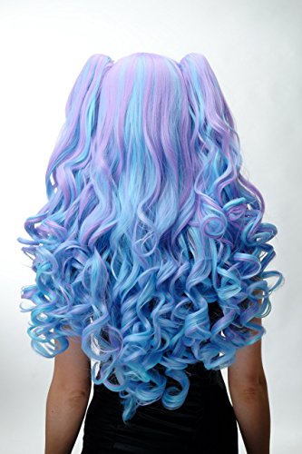 wig-me-up-cosplay-per-cke-yzf-7092l-a-blau-lila-75-cm-z-pfe-pony-hitzebest-ndig image 6