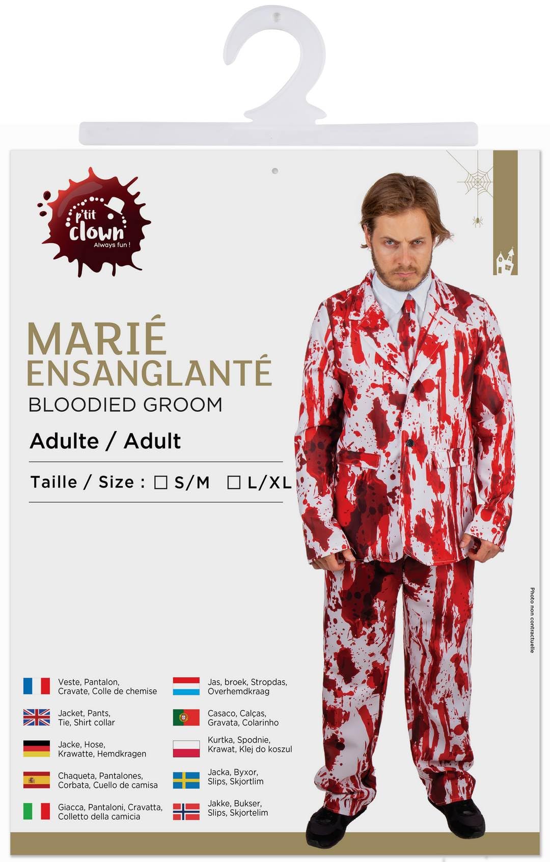 p-tit-clown-blutige-braut-kost-m-f-r-erwachsene-halloween image 6
