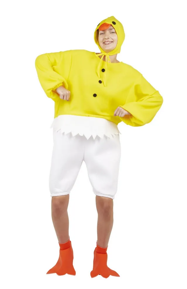 p-tit-clown-erwachsenen-kost-m-gelb-wei image 1