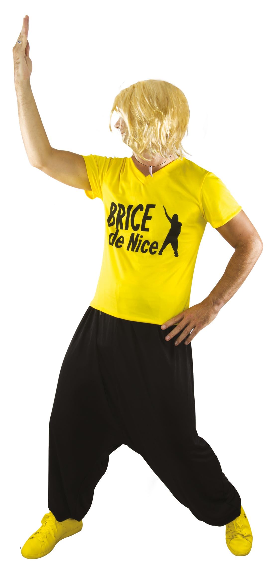 p-tit-clown-brice-de-nice-surfer-kost-m-unisex-erwachsene-gelb-schwarz image 2