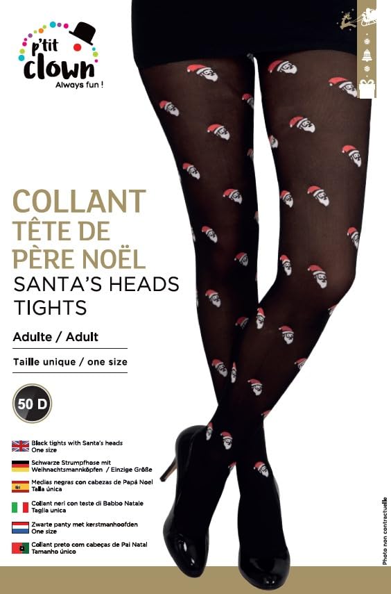 p-tit-clown-strumpfhose-74173-santa-schwarz-weihnachtsmann image 4