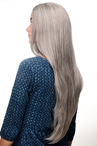 wig-me-up-3217-51-damenper-cke-grau-silbergrau-80-cm-glatt image 6