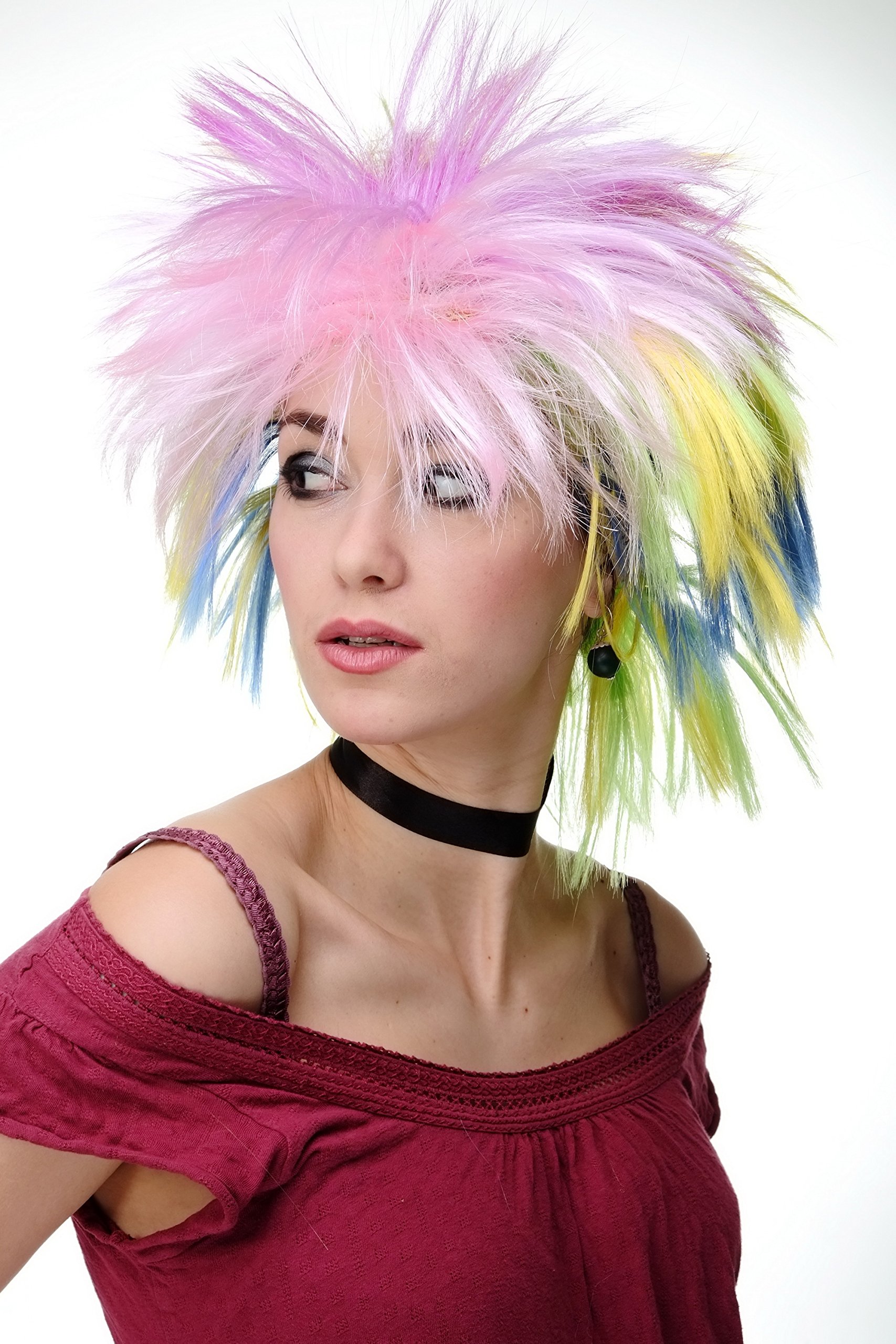 wig-me-up-party-per-cke-80er-neon-bunt-rj041 image 2