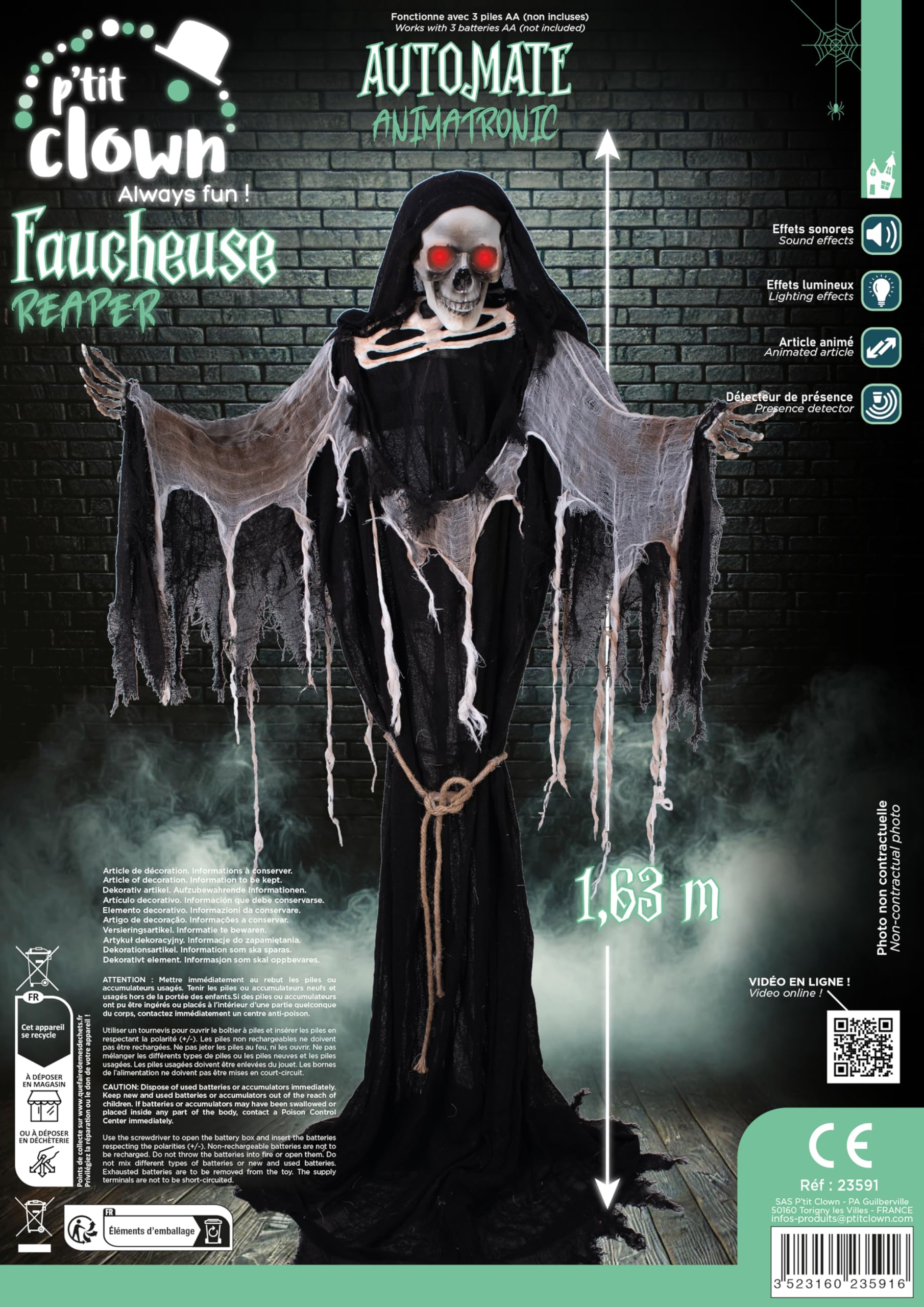 ptit-clown-23591-animatronic-sensenmann-163-cm-mit-sound-und-licht image 2