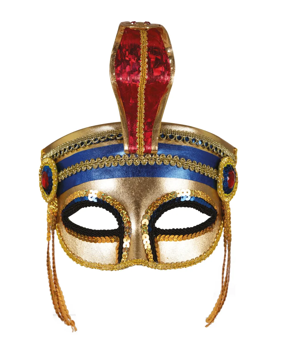 p-tit-clown-23386-halbmaske-pharaonin-gold-damen-mit-gummiband image 1