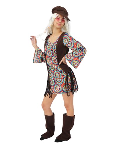 p-tit-clown-hippie-kost-m-damen-l-xl-erwachsenen-kost-m image 6