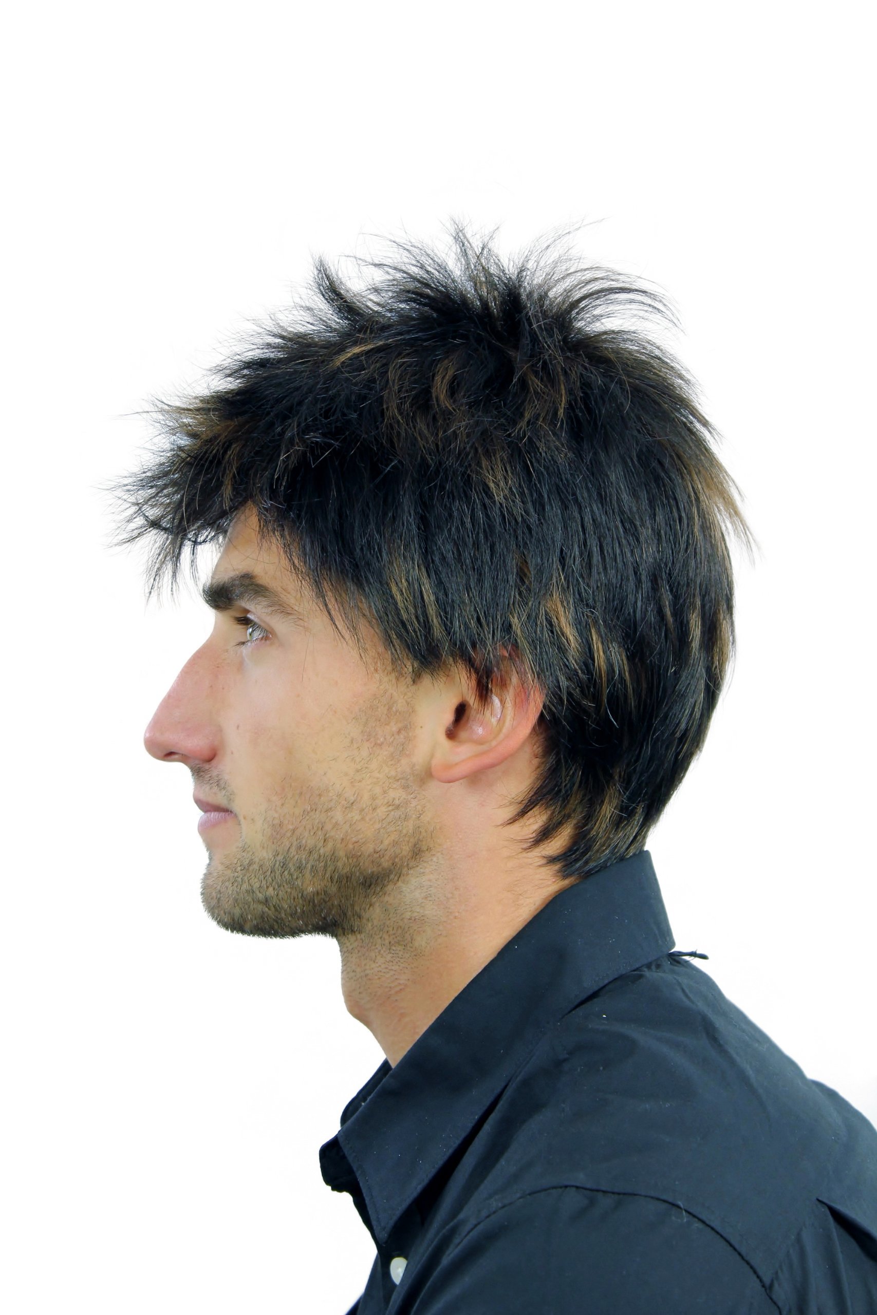 wig-me-up-wl-3059-2h27-herrenper-cke-wild-schwarzbraun-blond-gestr-hnt-25-cm image 3