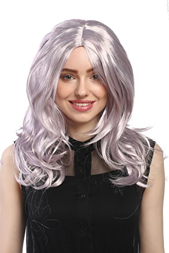 wig-me-up-91337-za68a-za50-party-per-cke-damen-lang-wellig-silbergrau-lila-mix-5 image 8
