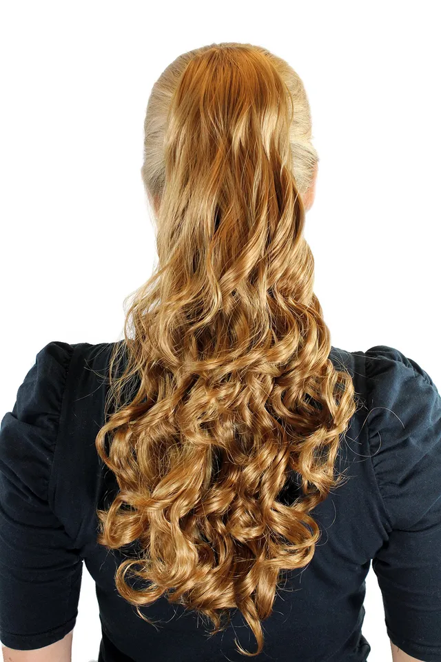 wig-me-up-jl-4011-27-haarteil-zopf-helles-kupferblond-50-cm-butterfly-klammer image 1