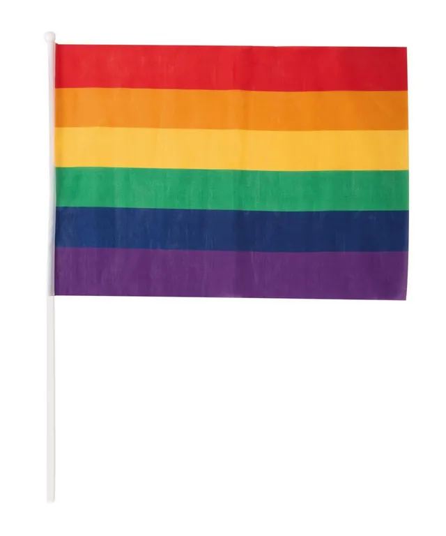 ptit-clown-regenbogen-flagge-30-x-40-cm-deko-fahne image 1