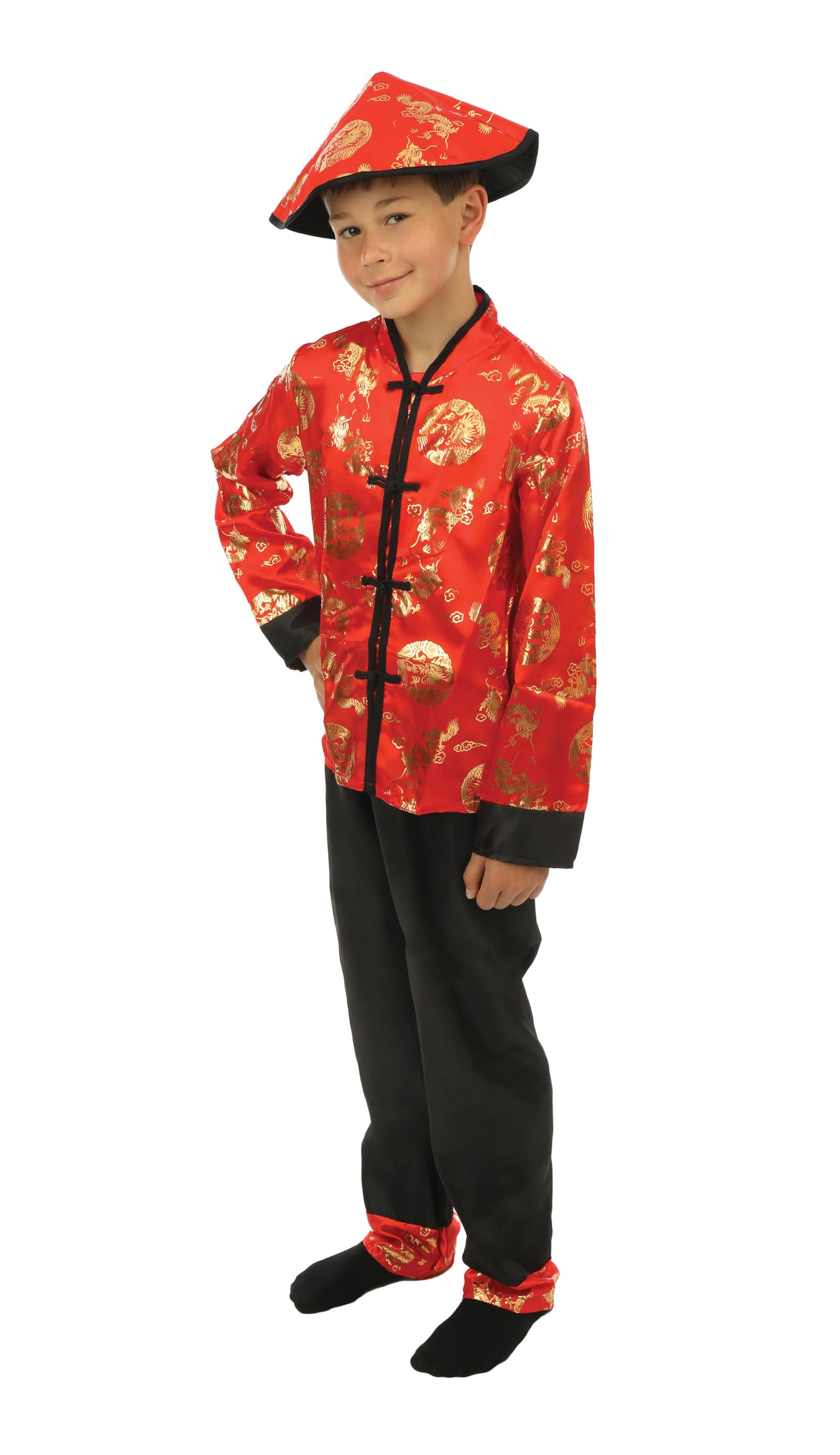 p-tit-clown-chinesisches-neujahrskost-m-kinder-rot-polyester image 2