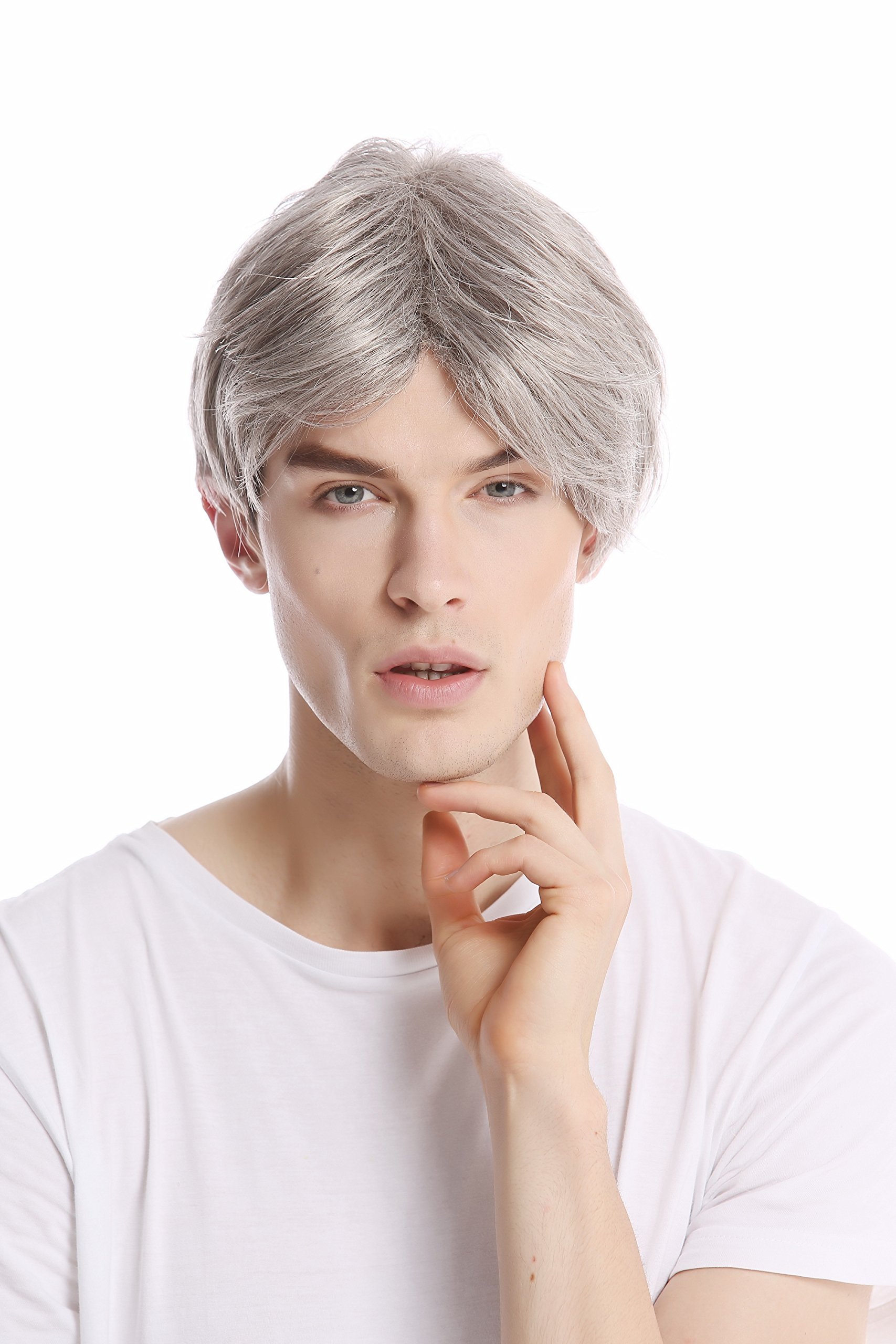 wig-me-up-gfw967-51-herrenper-cke-kurzhaar-silbergrau-meliert-mit-schwarz-mittel image 2