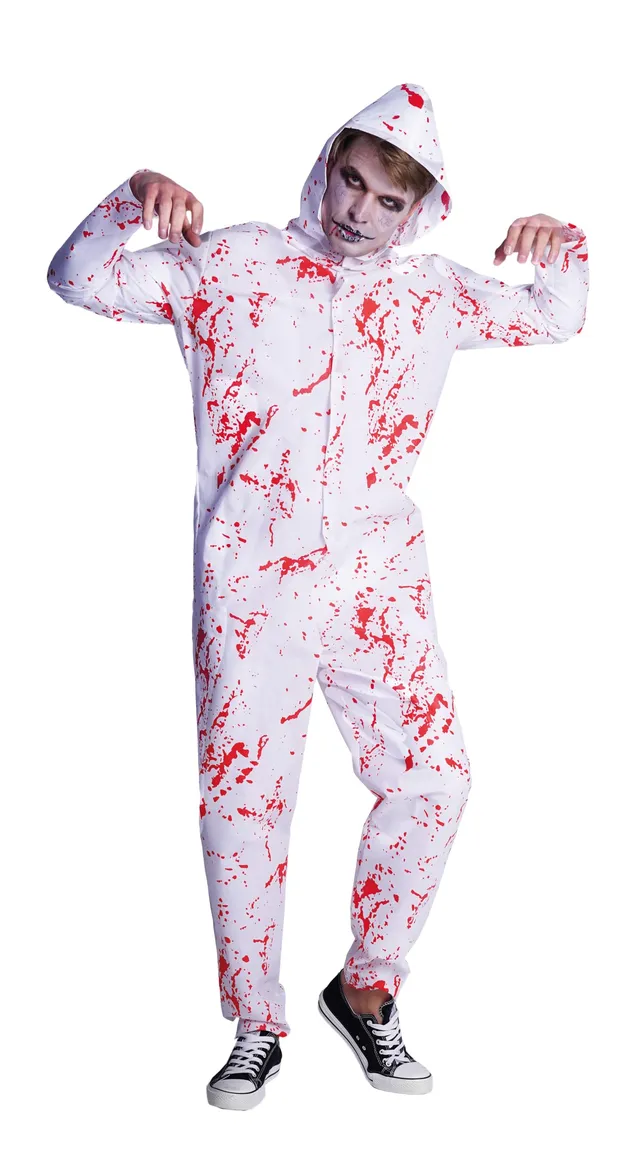 p-tit-clown-blutm-rder-kost-m-erwachsene-unisex-kapuzenanzug-bloody image 1
