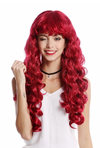 wig-me-up-0082-za13a-per-cke-damen-dunkelrot-lang-lockig-volumin-s-mit-pony image 6
