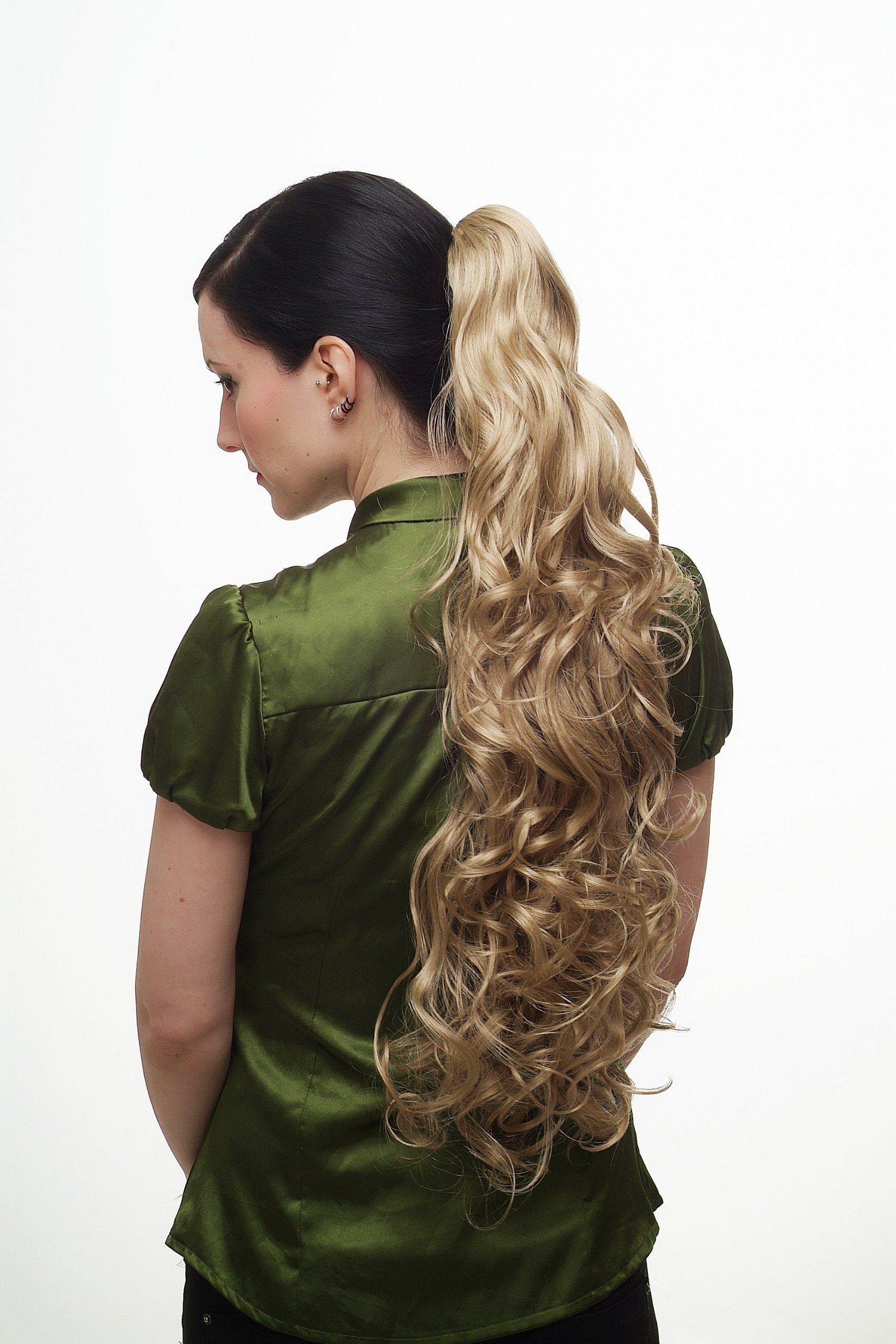 wig-me-up-t118-pferdeschwanz-haarteil-lockig-mittelblond-65-cm image 2