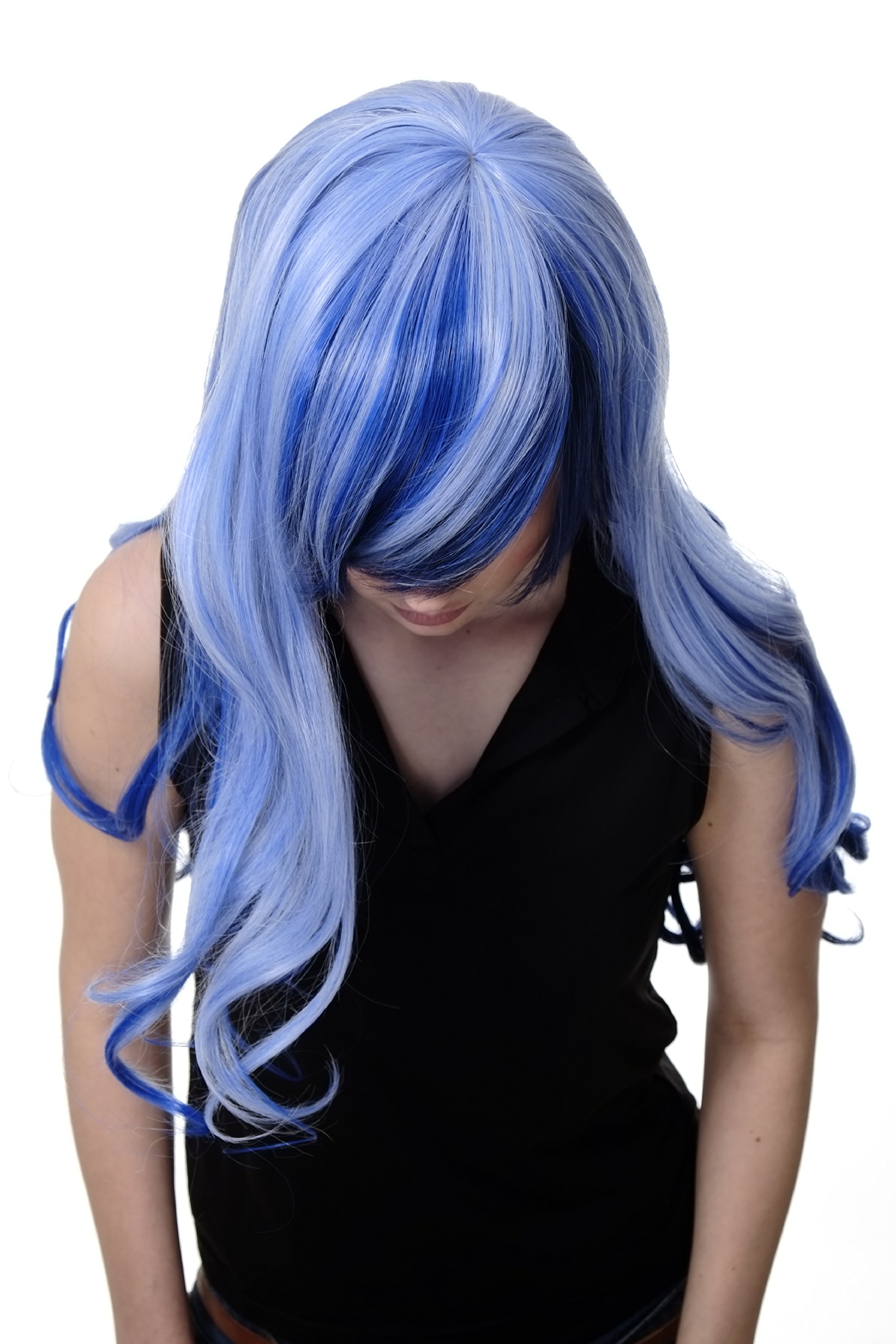 wig-me-up-2307-2217ye-damenper-cke-cosplay-emo-blau-durchstr-hnt-lang-leicht-gel image 5