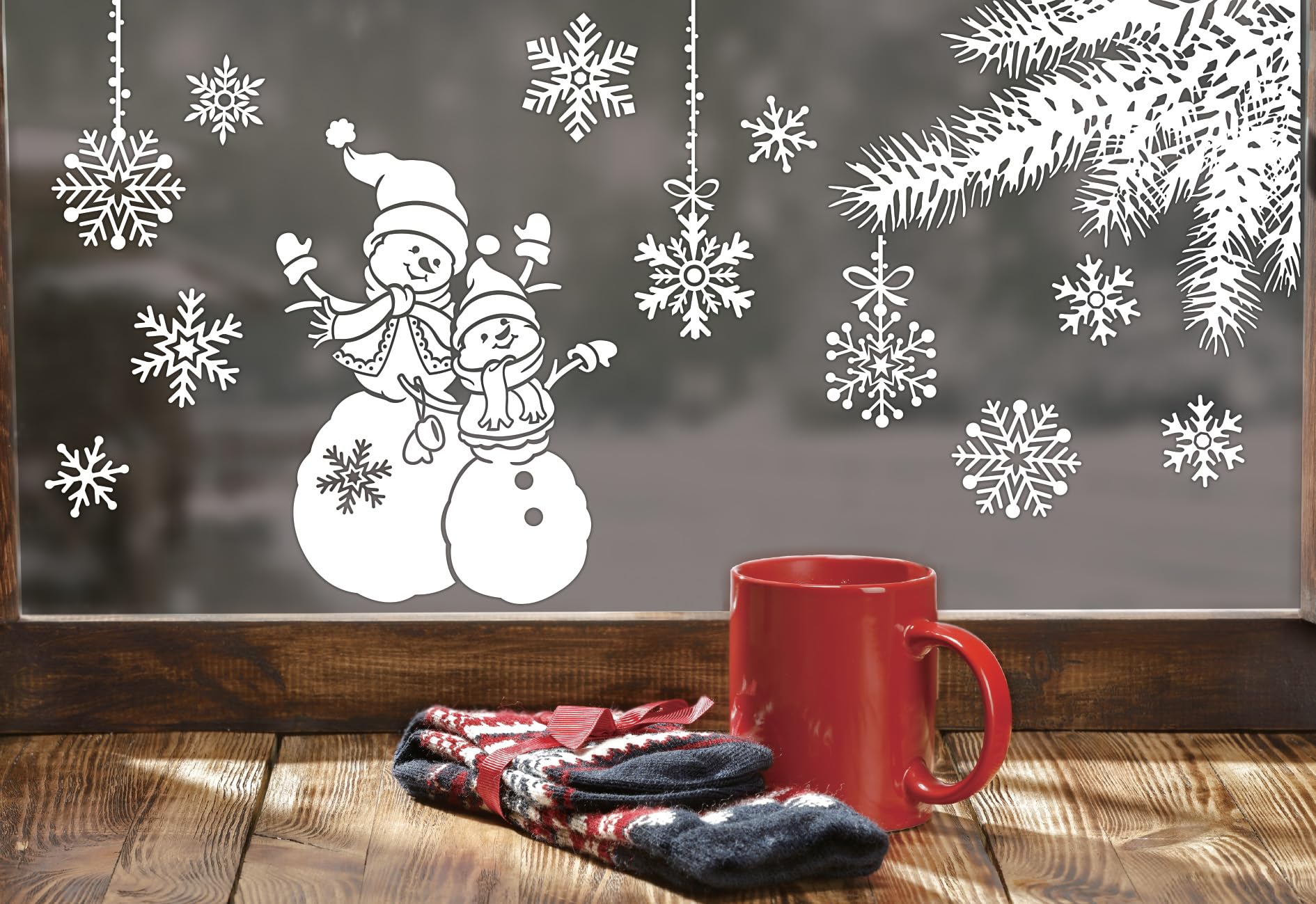 p-tit-clown-re22886-weihnachtsaufkleber-wei-schneemann-kirche image 3