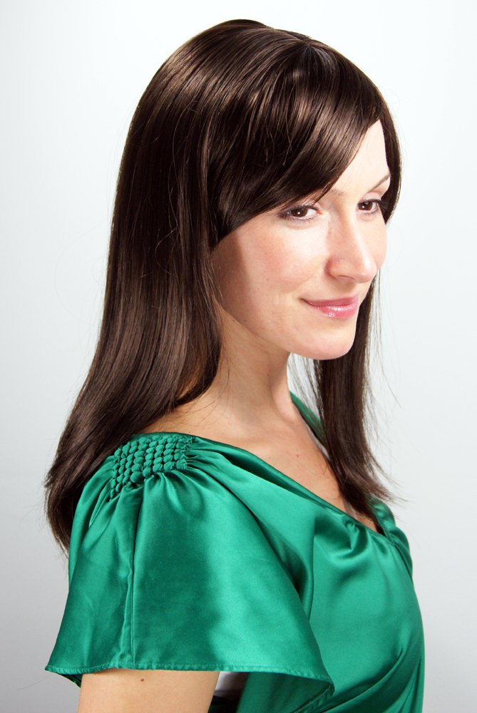 wig-me-up-3120-6-per-cke-braun-glatt-schulterlang-50-cm image 3
