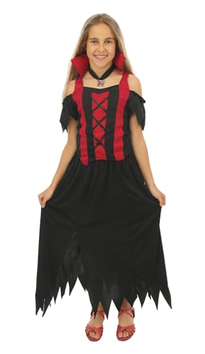 ptit-clown-87417-kinderkost-m-vampirella-kleid-mit-kragen-und-halsschmuck image 7