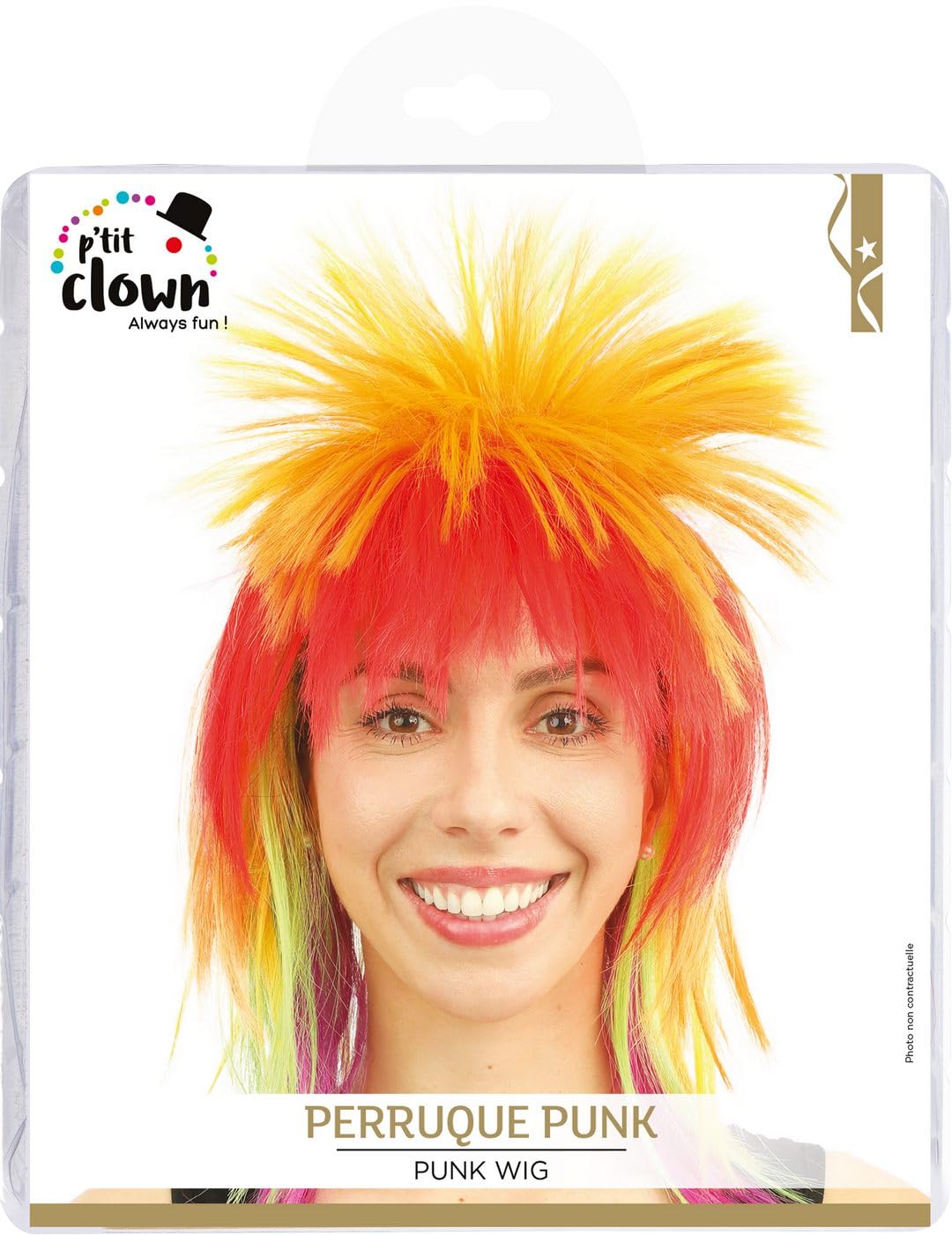 ptit-clown-24008-per-cke-punk-mehrfarbig-80er-retro image 5