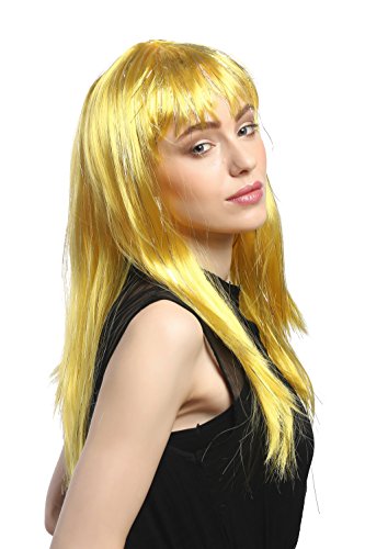wig-me-up-xr-003-pc2b-damen-party-per-cke-lang-glatt-mit-pony-gelb-silber-glitte image 8
