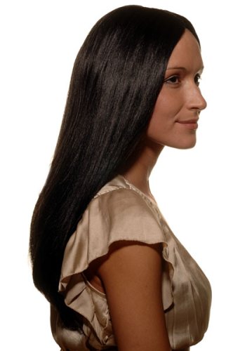 wig-me-up-sa-151-1-per-cke-schwarz-lang-glatt-60-cm-mit-mittelscheitel image 5