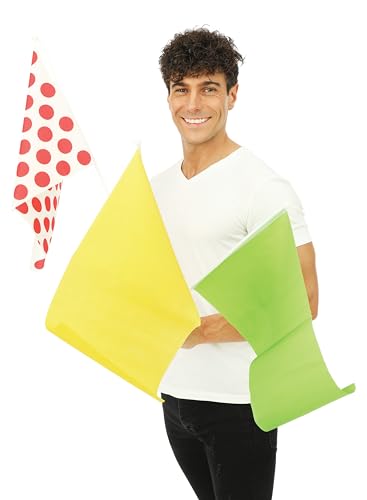 ptit-clown-flaggen-30-x-40-cm-gr-n-gelb-wei-gepunktet-3-st-ck image 7