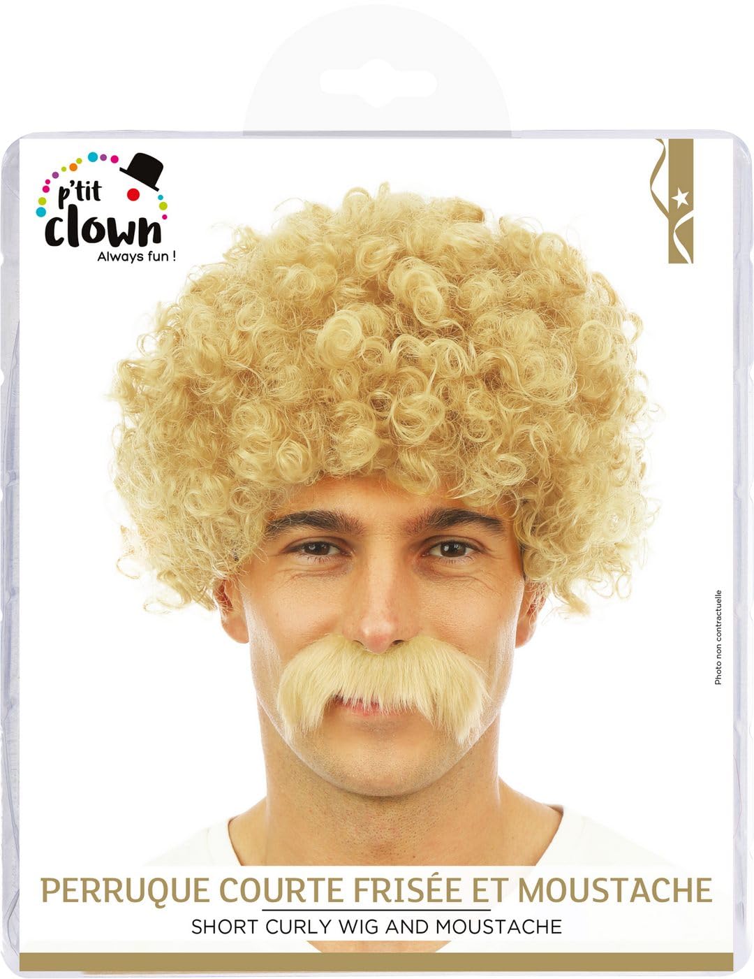 ptit-clown-lucien-per-cke-lockig-kurz-mit-schnurrbart-herren image 4