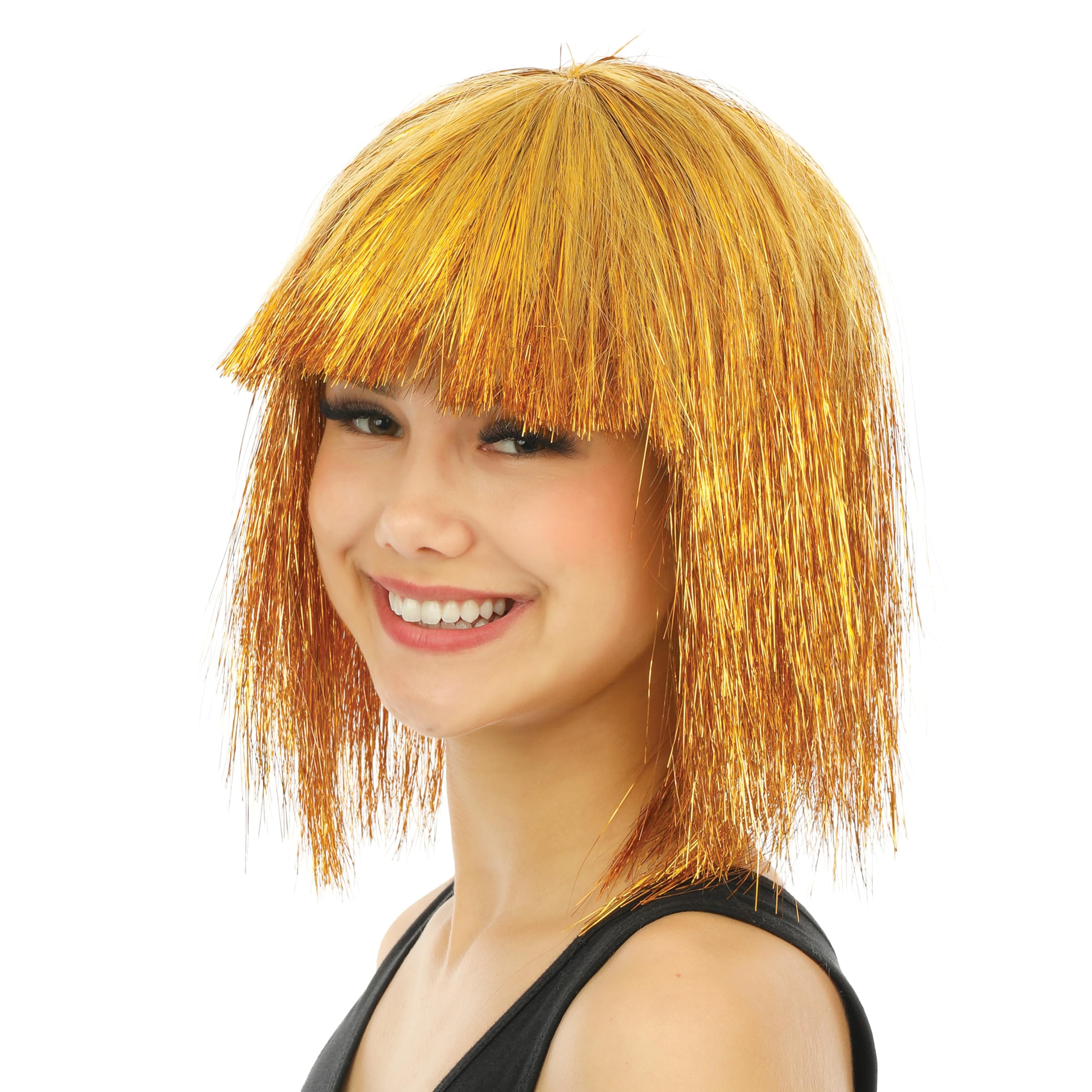 ptit-clown-per-cke-disco-luxe-gold-synthetikhaar image 2