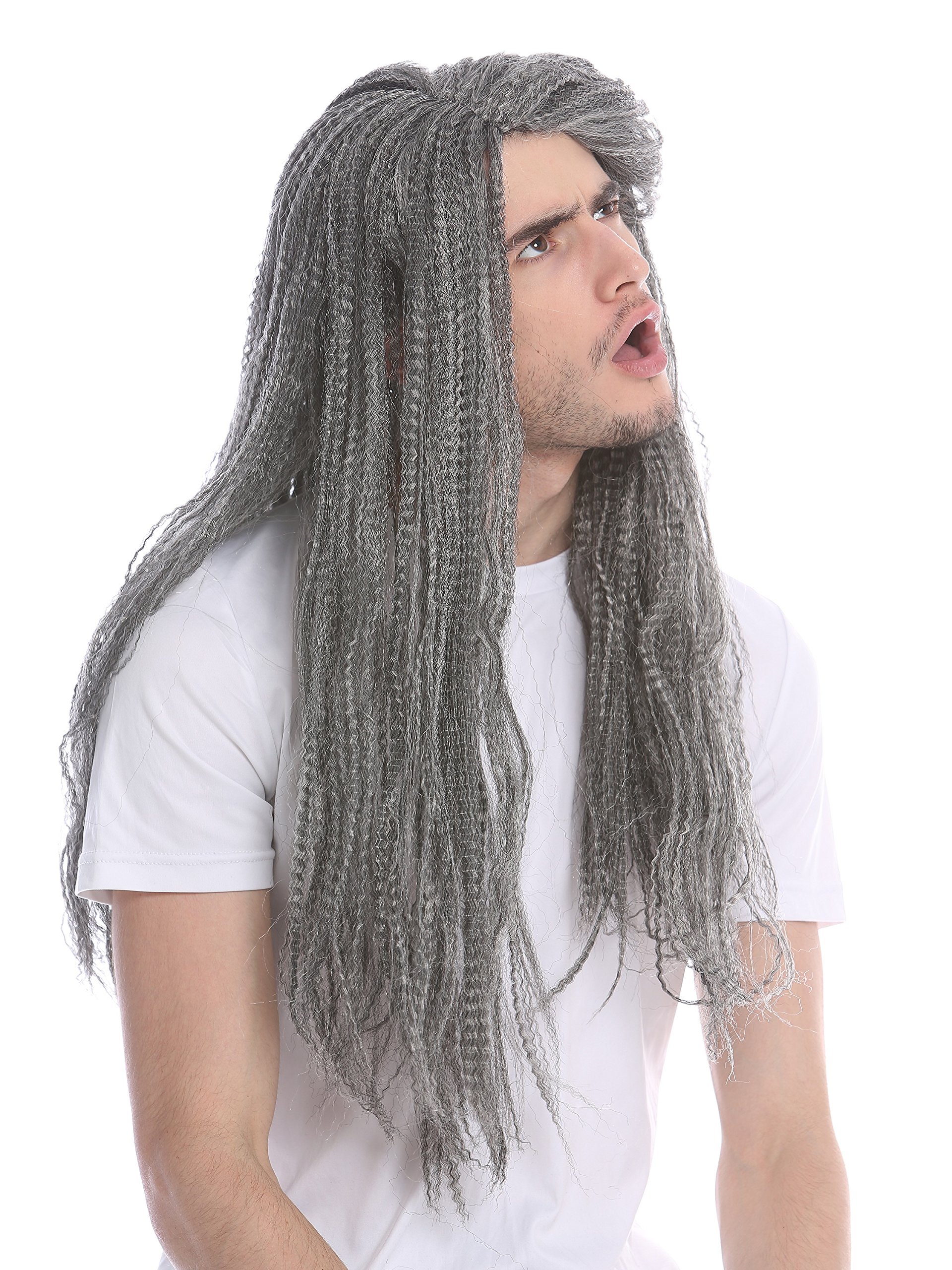 wig-me-up-09428-za103-za68a-party-per-cke-lang-krepplocken-schwarz-grau-mix image 6