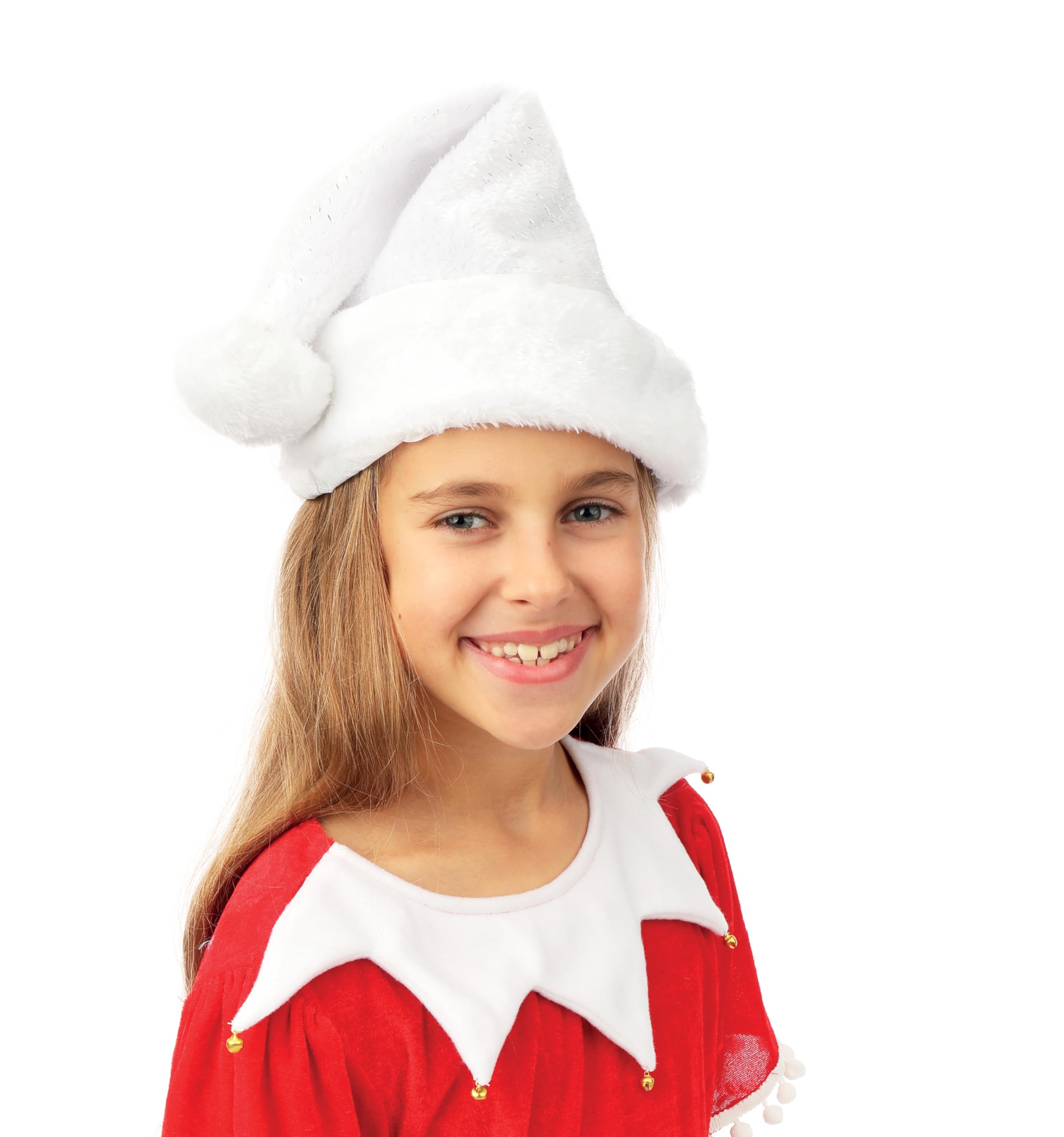 p-tit-clown-weihnachtsm-tze-kind-wei-silber image 2
