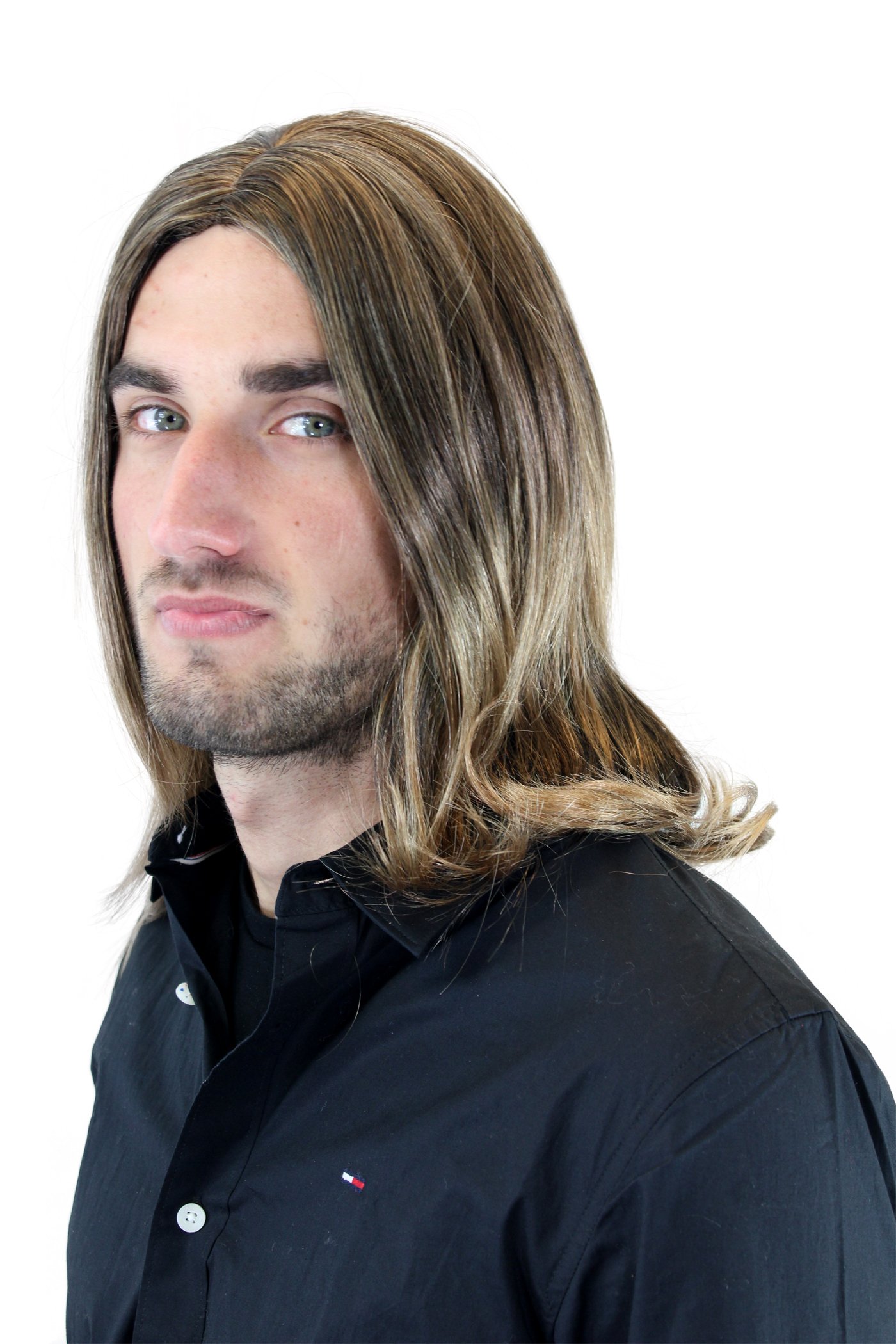 wig-me-up-gfw891-2t19-herrenper-cke-lang-braun-mittelscheitel image 5