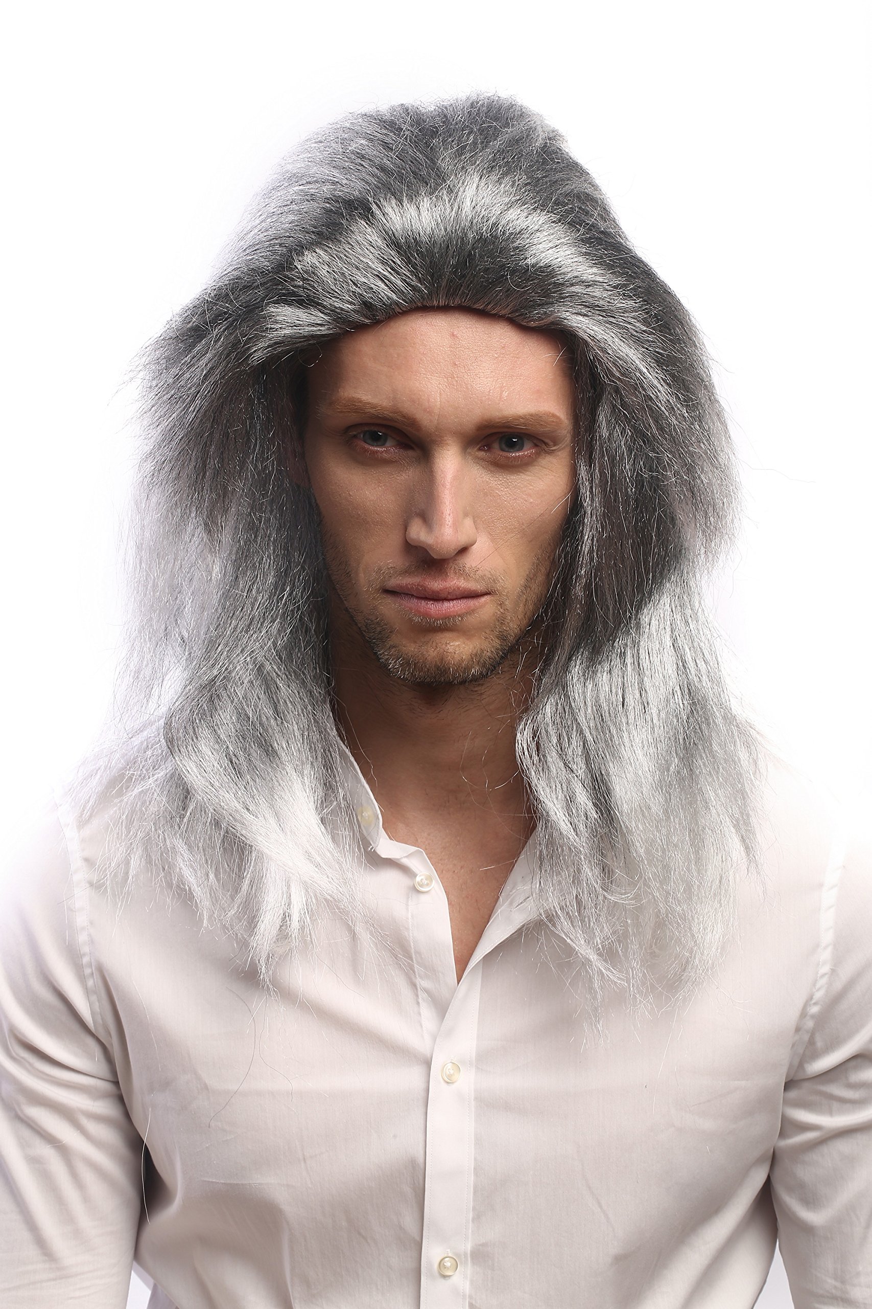 wig-me-up-90769-za68tza103-unisex-per-cke-vampir-m-hne-grau-schwarz-45-cm image 2
