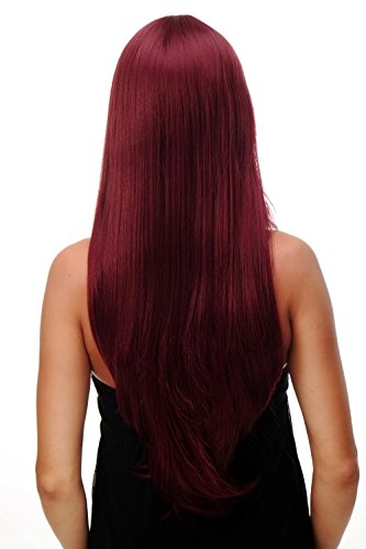 wig-me-up-3111-39-damen-per-cke-lang-glatt-granatrot-70-cm-mit-seitenscheitel image 8