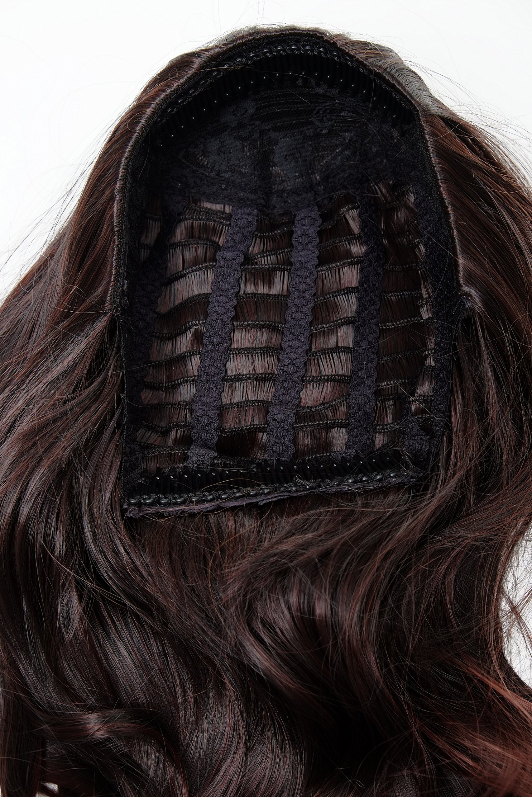 wig-me-up-h9310-2t33-halbper-cke-extension-haarverl-ngerung-gewellt-braun-mix-60 image 4