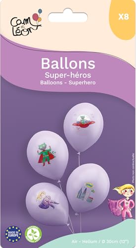 p-tit-clown-re22468-luftballon-set-superhelden-30-cm-8-st-ck image 7
