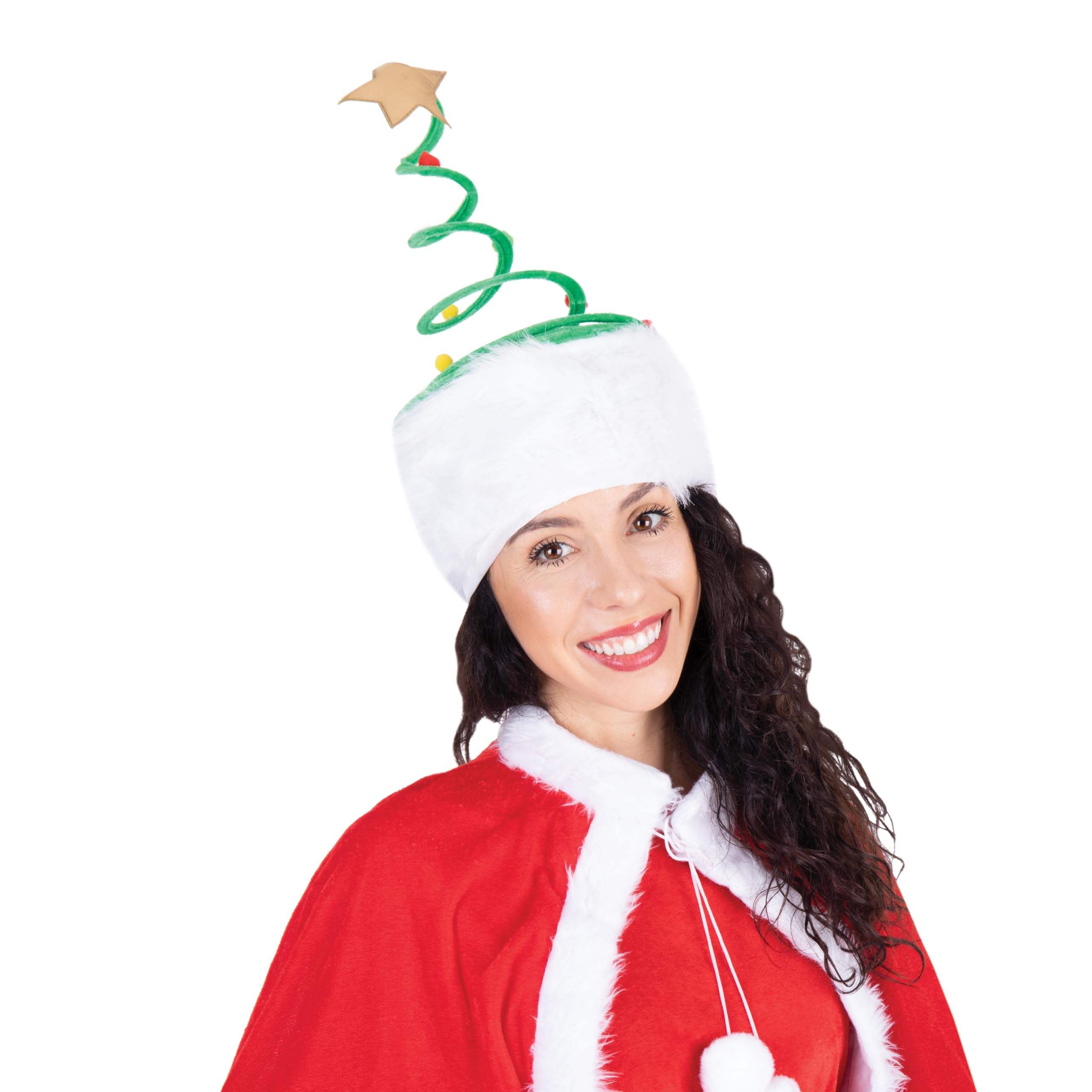ptit-clown-re22376-weihnachtsbaum-hut-mit-feder-erwachsene image 2