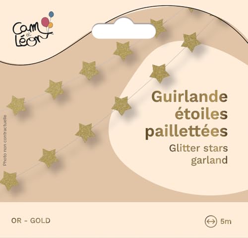 p-tit-clown-girlande-mini-sterne-glitter-gold-3-m image 7