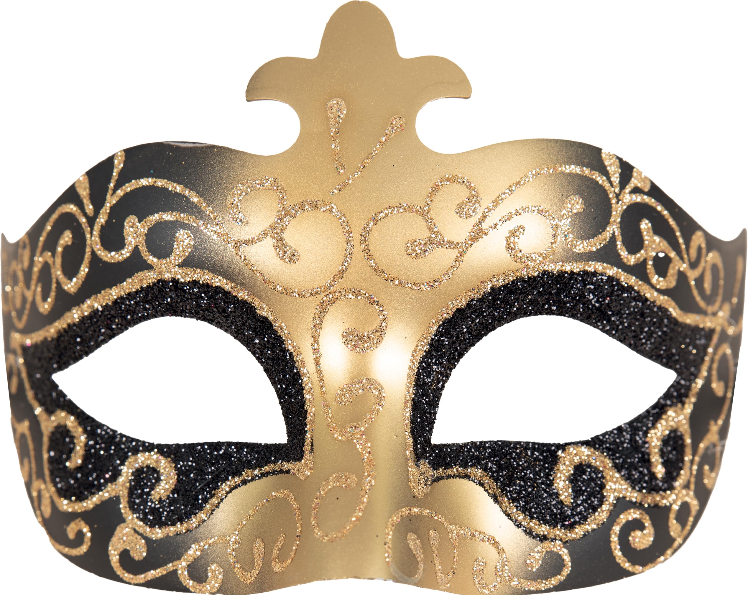 ptit-clown-22024-venezianischer-wolf-maske-gold-rot-kunststoff image 4