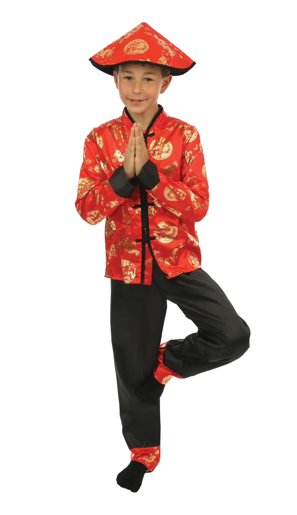 p-tit-clown-chinesisches-neujahrskost-m-kinder-rot-polyester image 1