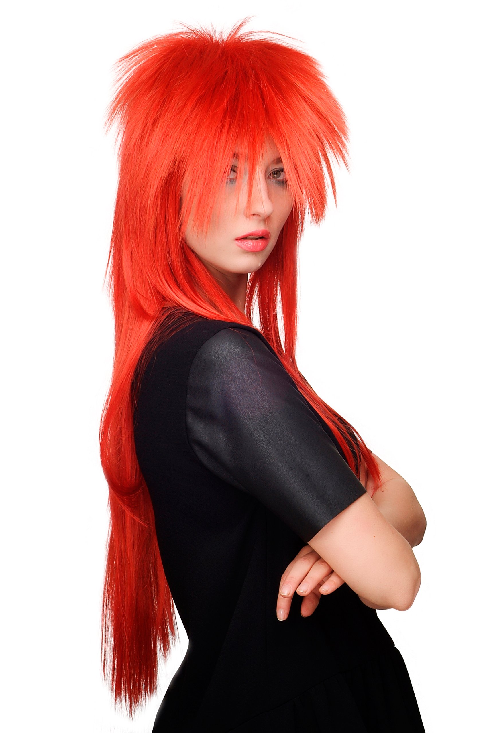wig-me-up-9666-137-per-cke-rot-80er-vokuhila-lang-80-cm-glam-rock-punk image 3