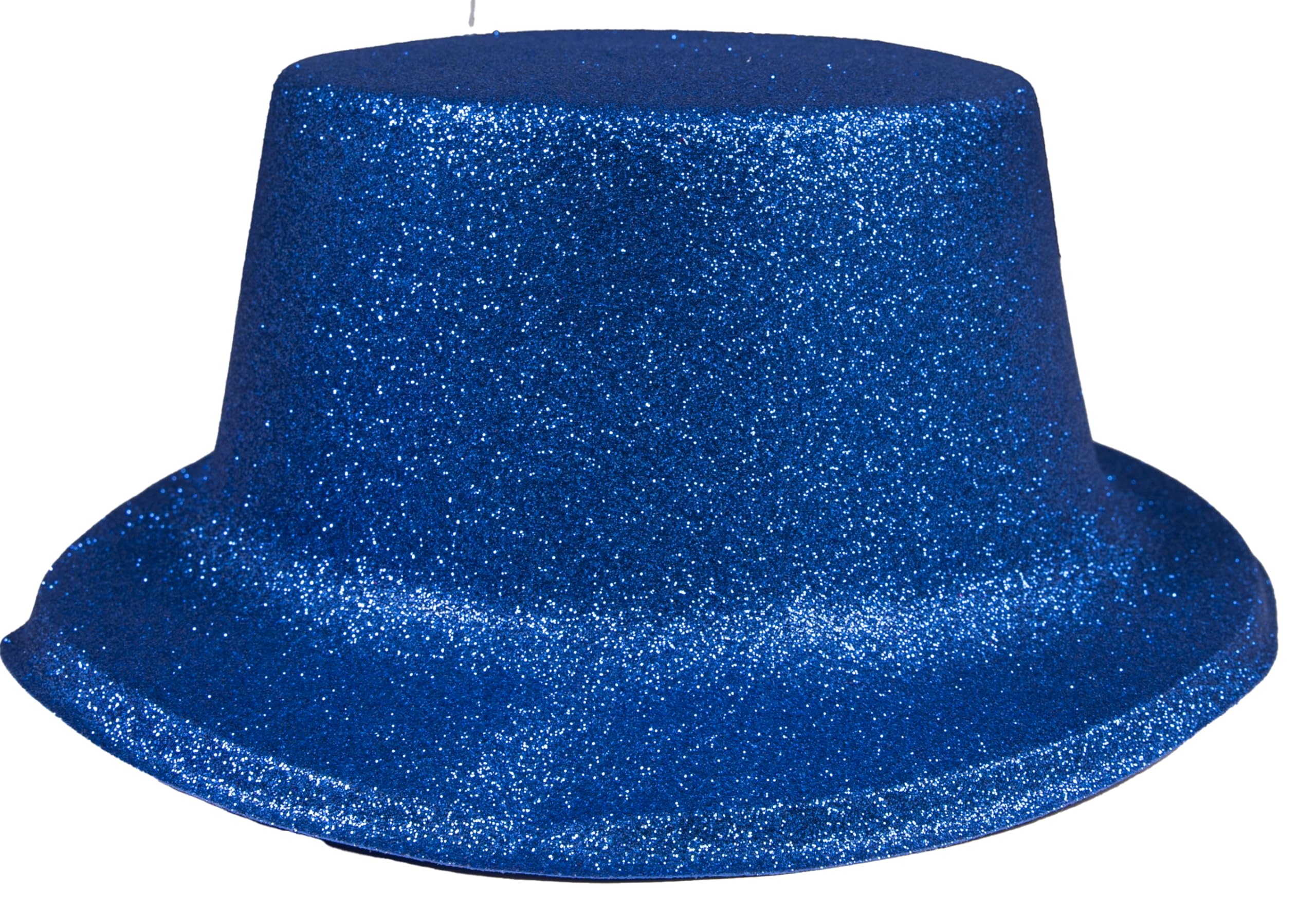 ptit-clown-paillettenhut-glitter-blau-partyhut-karneval-silvester-disco image 2